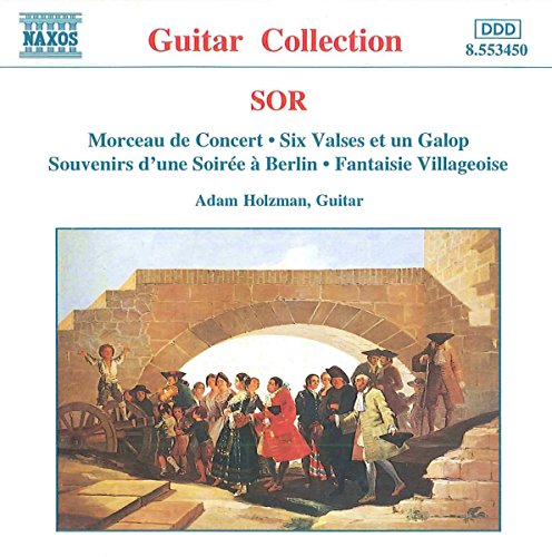 CD cover for classical guitar music by Adam Holzman, with a painting.