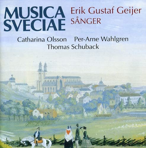CD cover for Erik Gustaf Geijer’s “Songs” with a landscape painting.