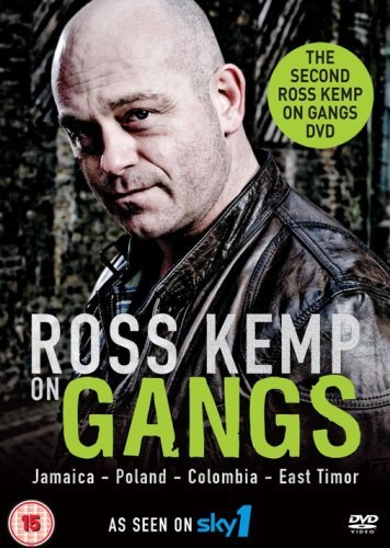 Ross Kemp DVD cover featuring a close-up of the presenter’s face.