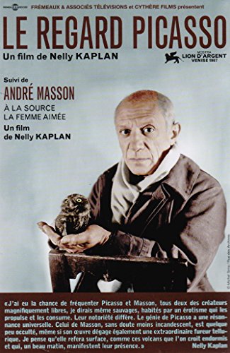 DVD cover for “Nelly Kaplan - Le Regard Picasso” featuring Picasso with an owl.