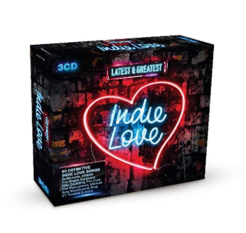3CD box set with a neon heart and "Indie Love" text.