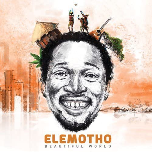 CD cover: sketched portrait with miniature village and figures on head.