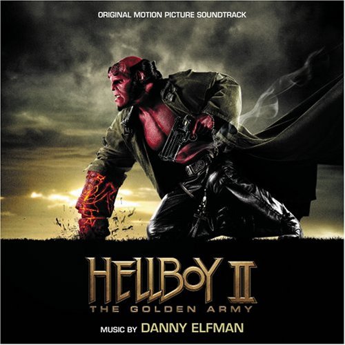 Hellboy II soundtrack CD cover featuring the red demon character.