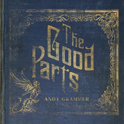 Blue album cover with gold lettering and a winged mythical creature.