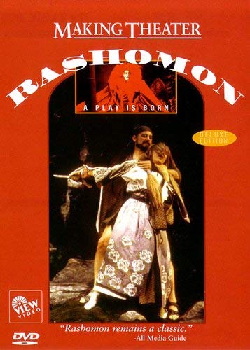 DVD cover for “Making Theater: Rashomon,” featuring actors in costume.