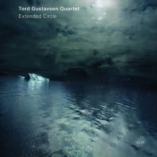 CD cover for Tord Gustavsen Quartet’s “Extended Circle” with icy water scene.