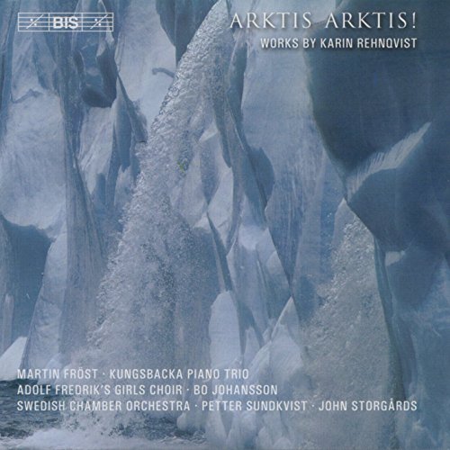 CD cover for "Arktis Arktis!" featuring icy blue and white abstract landscape.