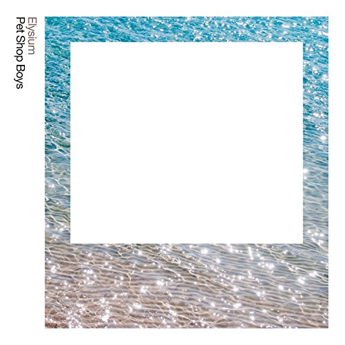 “Elysium” CD cover with a shimmering water effect border and white center.