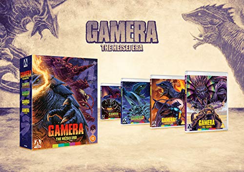 Gamera Blu-ray box set featuring the giant turtle monster and artwork.