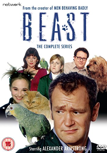 DVD cover for the TV series Beast featuring the cast and various animals.