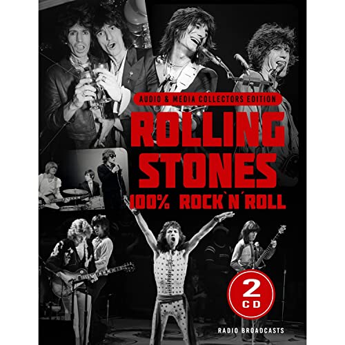 Rolling Stones "100% Rock`n´roll" 2-CD album cover with band photos.