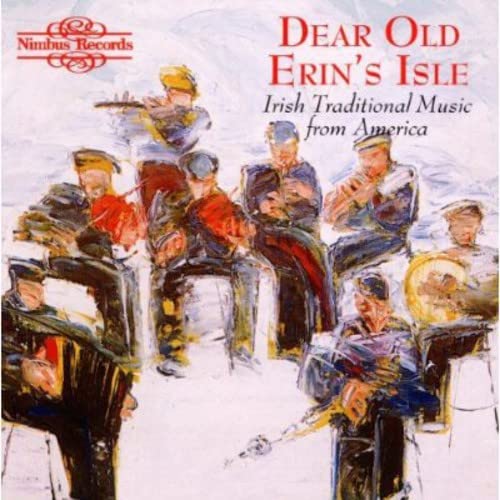 CD cover depicting a group of musicians playing traditional Irish instruments.