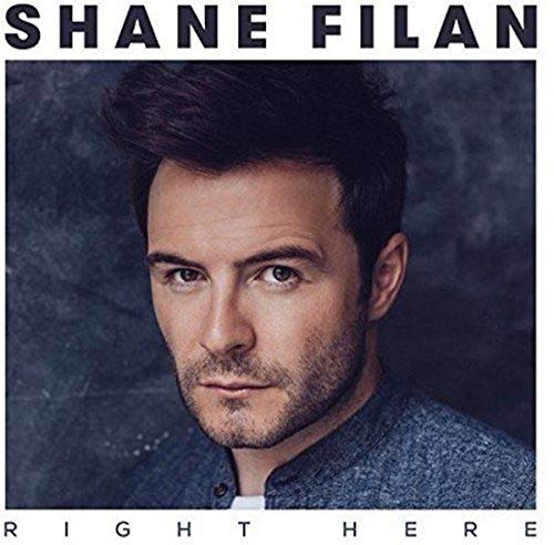 CD cover for Shane Filan’s “Right Here” featuring his portrait.