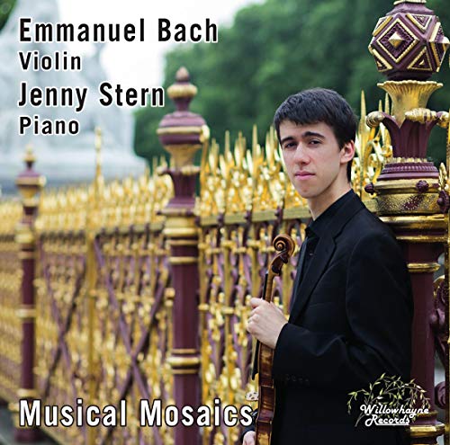 CD cover featuring a young violinist with an ornate bridge backdrop.