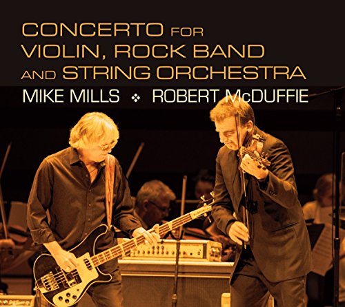 CD cover featuring two men with instruments, and concert text.