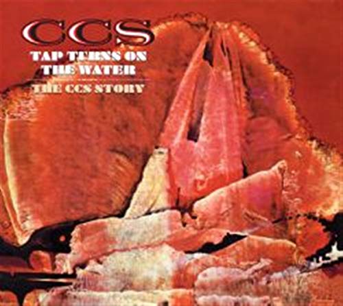 CD cover for CCS’s “Tap Turns On The Water” with abstract red imagery.
