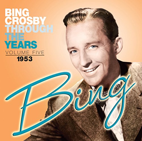 CD cover featuring a portrait of Bing Crosby against an orange background.