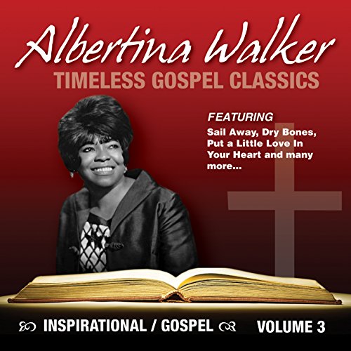 Albertina Walker's "Timeless Gospel Classics 3" album cover with portrait and cross.