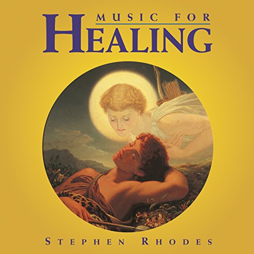 CD cover: angel with lyre overlooking a reclining figure.