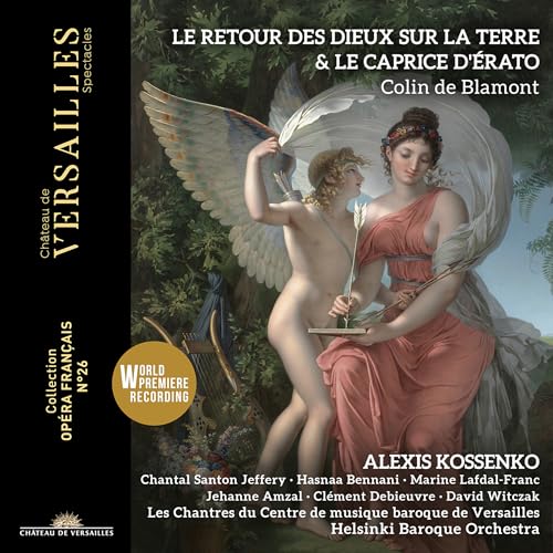 CD cover: painting of a woman and cherub with a lyre.