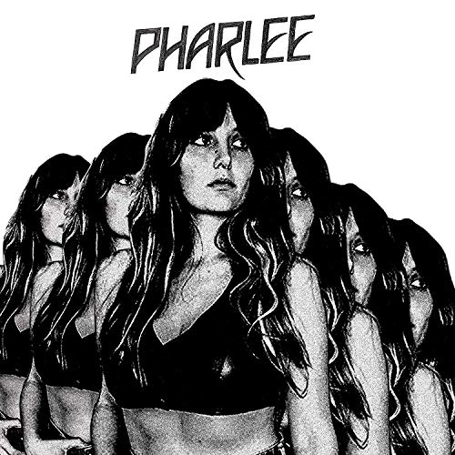 Black and white album cover featuring a woman’s face repeated multiple times.