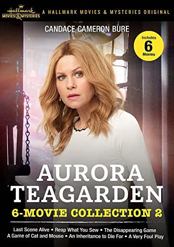 DVD cover for "Aurora Teagarden 6-movie Collection" starring Candace Cameron Bure.