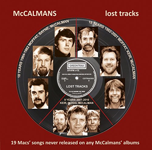 McCalmans "Lost Tracks" CD cover with portraits arranged like a record.