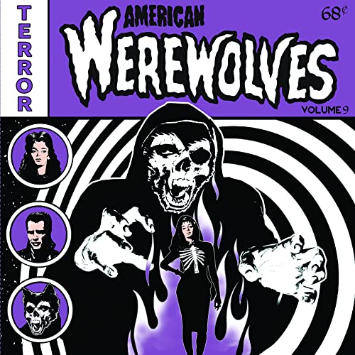 Vintage comic book cover featuring a werewolf and swirling purple design.