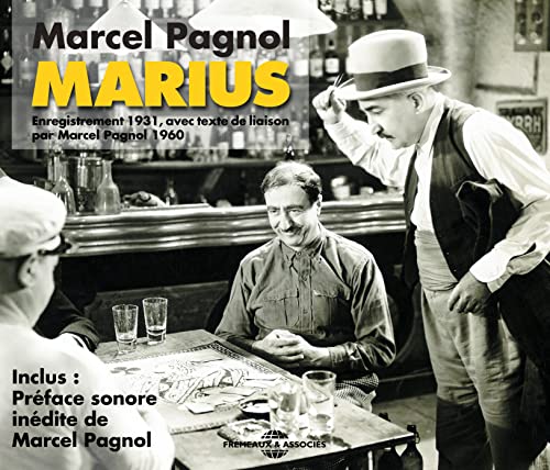 CD cover for Marcel Pagnol’s “Marius” (1931) featuring two men at a bar.