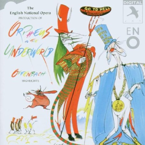 CD cover for “Orpheus in the Underworld” featuring cartoonish demonic figures.