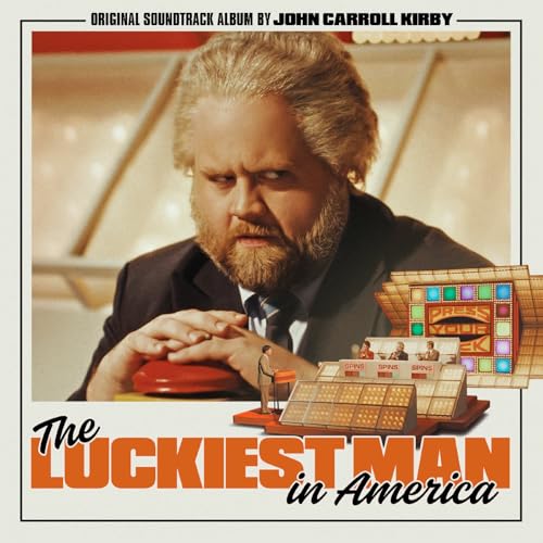 Album cover for "The Luckiest Man in America" featuring John Carroll Kirby.