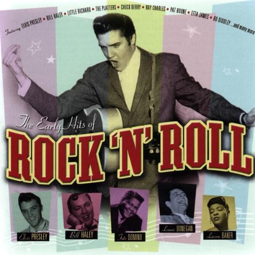 CD cover featuring Elvis Presley and other early rock and roll artists.