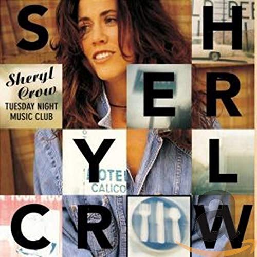 Sheryl Crow album cover, “Tuesday Night Music Club,” featuring a portrait.