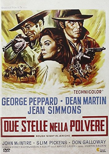 DVD cover for "Due Stelle Nella Polvere," a Western film with three actors.