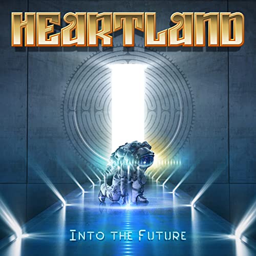 CD cover: futuristic scene with a person in a spacesuit and bright light.