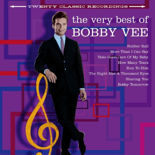 CD cover for Bobby Vee’s “The Very Best Of”, featuring a portrait.