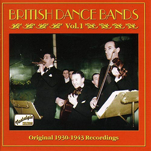 CD cover: vintage photo of a British dance band performing music.