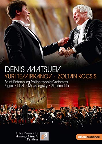 DVD cover featuring pianists Denis Matsuev and Yuri Temirkanov with orchestra.