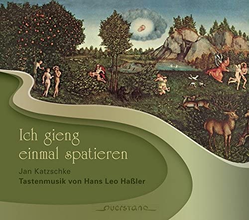 CD cover depicting a lush, fantastical garden scene with figures.