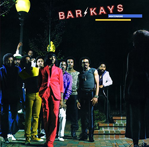 Bar-Kays album cover: group of men in 1970s style clothing at night.