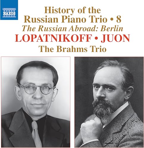CD cover featuring portraits of two men and text: "The Brahms Trio.