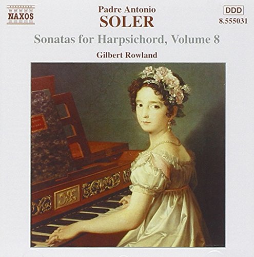 CD cover: portrait of a woman with a harpsichord, Naxos label.