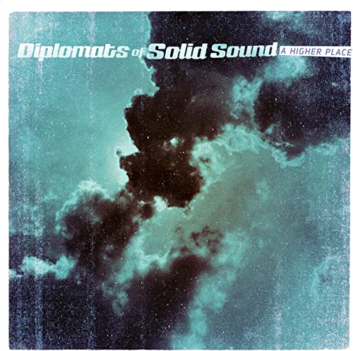 CD cover for "Diplomats Of Solid Sound - A Higher Place" with cloudy sky.