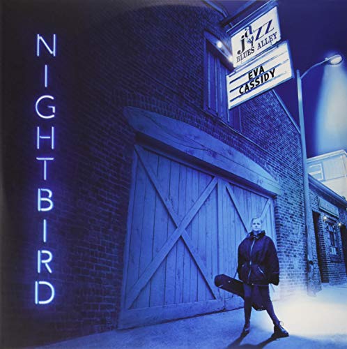 Album cover for “Nightbird” by Eva Cassidy, featuring a nighttime street scene.