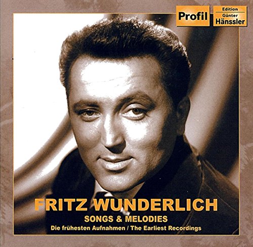 CD cover featuring a portrait of tenor Fritz Wunderlich.