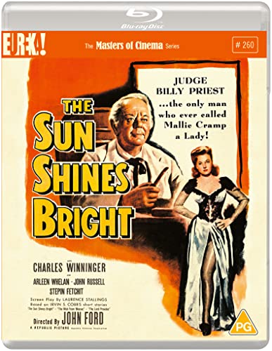 The Sun Shines Bright" Blu-ray cover with film characters and title text.