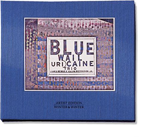 CD case for “Blue Wail” by Caine Uri Trio, abstract art cover.