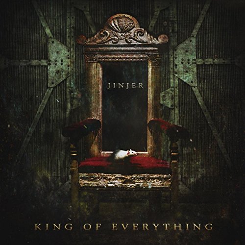 Jinjer album cover: ornate chair, a white rat, and dark background.