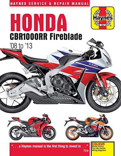 Honda CBR1000Rr Fireblade (08 To 13)