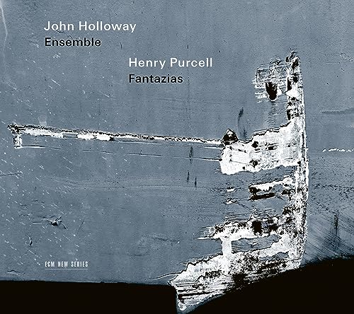 CD cover for John Holloway Ensemble performing Purcell’s Fantazias, abstract art.